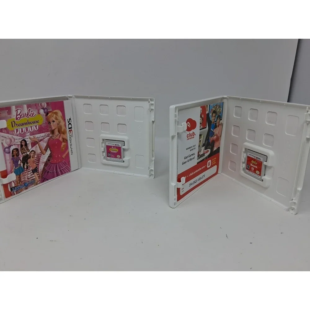 Lot 2~ Nintendo 3DS Games Petz Beach/Barbie Dreamhouse Party. CIB  Q